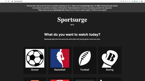 sportsurge website